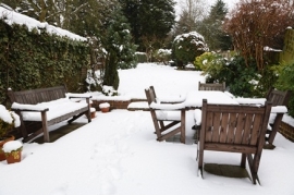 Winter care for garden furniture